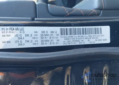 2019 Jeep Grand Cherokee Summit 4X4 from USA, damaged, VIN 1C4RJFJT7KC558753